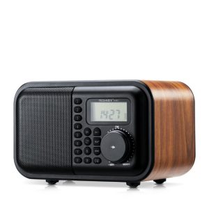 Radio Réveil Wood  Bluetooth